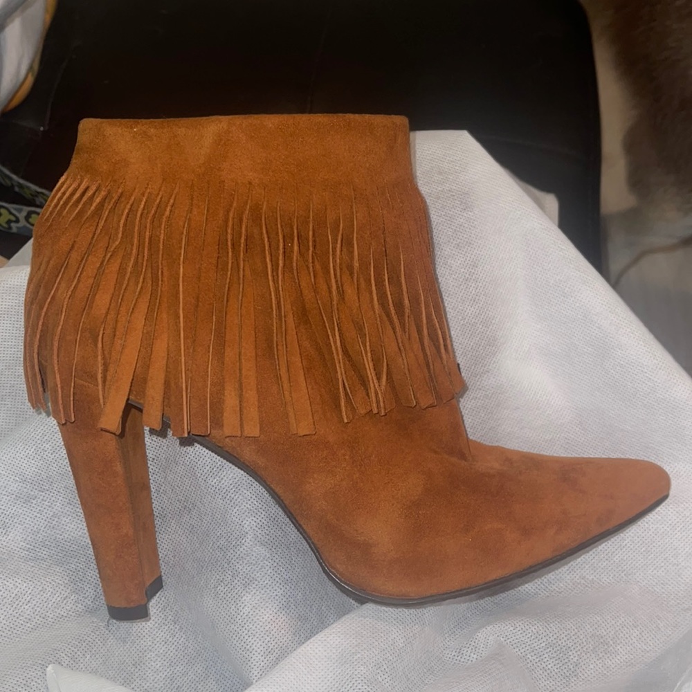 Brown ankle bootie